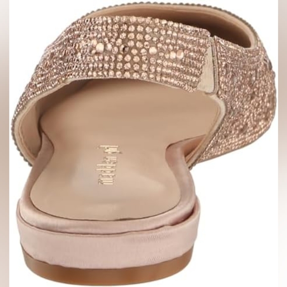 Madden Girl Women's Rose Rhinestone Pointed Toe Slingback Flats Size 7.5 - Picture 10 of 10